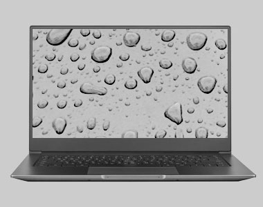 PCの水濡れイメージ